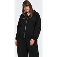 ONLY CARMAKOMA Kapuzensweatshirt CARSCARLETT LS ELASTIC ZIP HOOD SWT NOOS