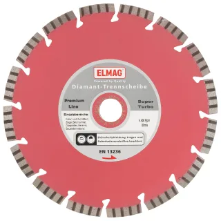 ELMAG Diamantscheibe PREMIUM LINE - SUPER TURBO (Bohrung: 22,2 mm) - 61550
