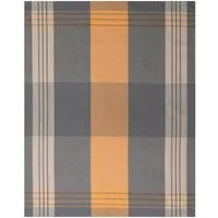 ROSS Geschirrtuch, kariert in apricot-grau