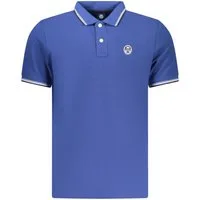 North Sails Poloshirt Herren Kurzarm-Poloshirt Blau mit Kontrastdetails