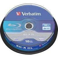 BD-R 50 GB, Blu-ray-Rohlinge 6fach, 10 Stück, Retail