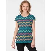 Ragwear Kurzarmshirt DIONA PRINT Bestseller aus Baumwoll-Modal-Mix mit allover Print