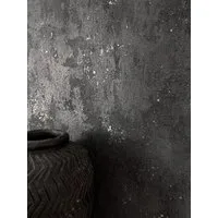 Newroom Vliestapete Perseus Dusty Midnight Tapete Betontapete Beton,Zement,Leicht glänzend, Schwarz Tapete Modern Beton - Betonwand Betonoptik Silber Uni Industrial Zement Leicht glänzend für Wohnzimmer Schlafzimmer Küche, Betonwand
