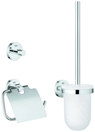Grohe WC-Set 3 in 1 Essentials 40407 chrom, 40407001 40407001