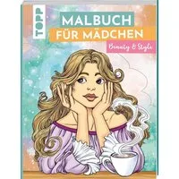 Malbuch für Mädchen Beauty & Style / Sara Otterstätter