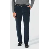 Hiltl Cordhose Tamo Cordhose Herren Slim Fit Casual Corduroy, dunkelblau, 27 elastische Cord Chino aus Baumwolle, moderne Casual Hose