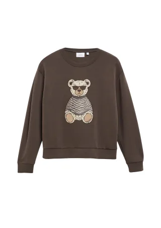 comma - Sweatshirt braun - Gr. - 34
