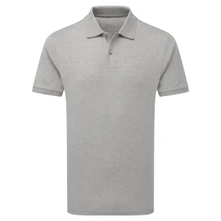 Asquith & Fox - "Premium" Poloshirt für Herren, Mercerisierte Baumwolle (Grau meliert)