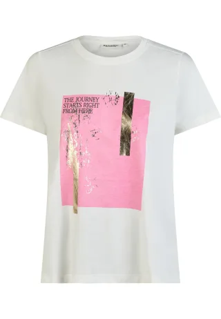 BROADWAY NYC FASHION - T-Shirt soft white - Gr. - L/001