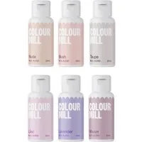 COLOUR MILL Backdekoration COLOUR MILL Öl Lebensmittelfarben Sets, 20 ml, (Set, 6 x 20 ml)