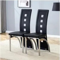 ANYSUN Esszimmerstuhl Esszimmerstühle, 2er-Set,gepolsterte Küchenstühle (Europäische Design-Esszimmerstühle mit Lochmuster), Metallbeine, 102,5 cm hoch, für modernes Ess- oder Wohnzimmer.