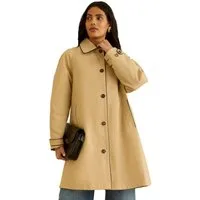 Love & Roses Langmantel Love & Roses Langer Trenchcoat (1-tlg)