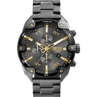 Diesel Chronograph Spiked DZ4669, Quarzuhr, Armbanduhr, Herrenuhr, Stoppfunktion, Edelstahlarmband