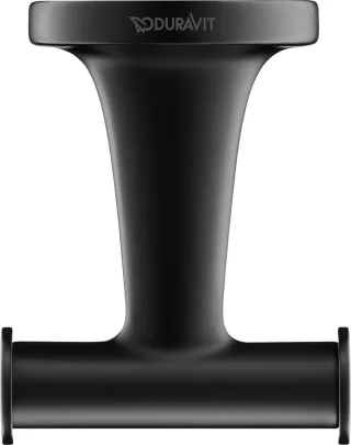Duravit Starck T Handtuchhaken Schwarz Matt 60x76x50 mm - 0099304600 0099304600