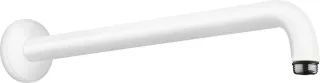 Hansgrohe Brausearm DN15 389mm Ausladung 90 Grad mattweiss ohne Kugelgelenk, 27413700 27413700