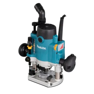 Makita Oberfräse 1.100 W inkl. D-53556 12-teiligem Fräser-Set im MAKPAC RP1111CJFA