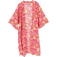 Guru-Shop Kimono Kimono im Japan Style, handbedruckter Oversize.., alternative Bekleidung