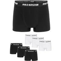 RedBridge Boxershorts 6er-Pack Bequeme Unterwäsche mit elastischem Bund (Set, 6er-Pack)