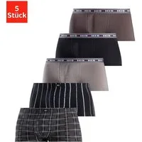 H.I.S Hipster (Packung, 5-St) knapp sitzende Boxershorts aus Baumwoll-Stretch