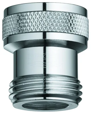 GROHE Rückflussverhinderer 14165 AG 1/2" IG 1/2" 2 Stück supersteel, 14165DCM 14165DCM