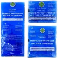LisaCare Kalt-Warm-Kompresse Kühlpads, Kühlkissen, Warmkompresse/Kaltkompresse, Kinder & Erwachsene, Set 3-tlg., Mikrowellen geeignet!