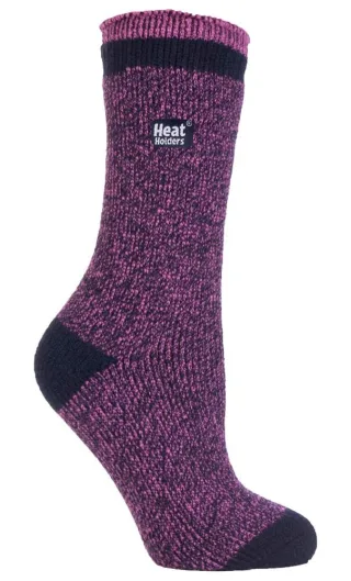 Heat Holders - Gemusterte warme Damen-Winter-Thermosocken 4-8 UK