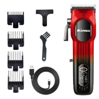 MARSKE MS-5069 Hair Clipper 5W 2000mAh USB Rechargeable LCD Display Professional T Blade Mens Beard Trimmer Self Sharpen