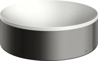Hansgrohe Aufsatzwaschtisch AXOR Suite Basins&Bathtubs 300mm o.Hl.u.Ül weiss/polished black chrome, 42000330