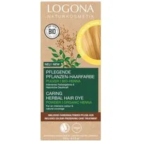 LOGONA Haarfarbe Pflegende Pflanzen-Haarfarbe Pulver - Goldblond 100g
