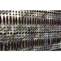 La Tenda Perlenvorhang CASA FREJUS 1 Türvorhang braun, Ösen, transparent, 90 x 210 cm, Perlen - Länge individuell kürzbar