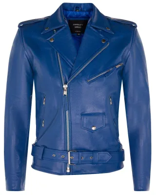 Brando Biker Rock Motorradjacke aus Leder