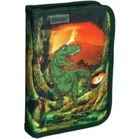 Spirit Federtasche Dino gefüllt Federmäppchen Stifte Etui Federmappe Dinosaurier, (27-tlg)