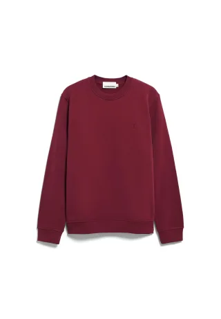 Armedangels - BAARO FLEECE SWEATSHIRT velvet red - Gr. - L