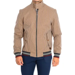 Regular Fit Jacke mit hohem Kragen und Knopfverschluss TMO008-PP579 man