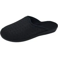 PADERO Damen Pantolette Hausschuh für breite Füße