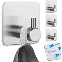 LIVINA HOME Handtuchhaken Haken selbstklebend Bad und Küche, Handtuchhalter, Badezimmer, Bad, Küche, Türen, Kleiderschrank, Wand, Dusche, (1-St), Kleiderhaken ohne Bohren