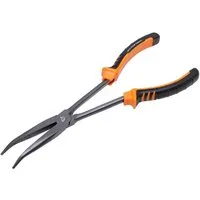 Savage Gear Anglerzange MP Long Bend Nose Plier gekröpfte Anglerzange 28cm Hakenlöser Hecht, Lang und mit gebogener Spitze für einfaches Hakenlösen