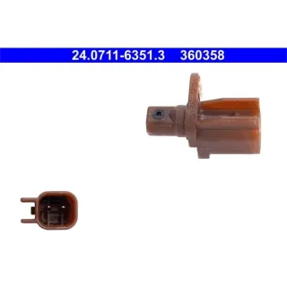 ATE Raddrehzahlsensor hinten Ford Volvo 24.0711-6351.3