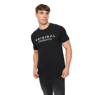 Crosshatch - "Chantlars" T-Shirt für Herren (Schwarz)