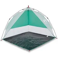 vidaXL Strandmuschel Strandzelt Seegrün Quick Release Wasserdicht, (1 tlg)