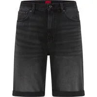 HUGO Shorts HUGO 838/S Tapered Fit, stone washed, reine Baumwolle