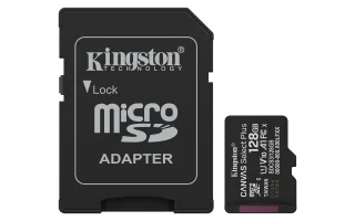 Kingston Canvas Select Plus | sdcs3/128gb | Flash-Speicherkarte (microSDXC-an-SD-Adapter inbegriffen)