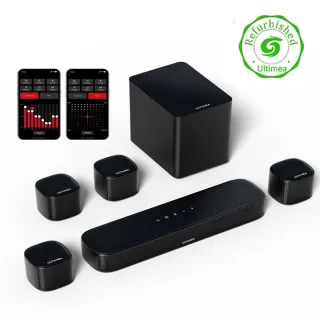 [EU/US Direct] Refurbished Ultimea Aura A40 330W 7.1CH Soundbar bluetooth Soundbar 8 High-Performance Speakers BassMX Su