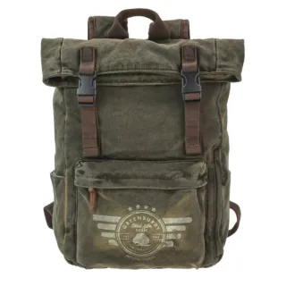 Greenburry Rucksack Canvas 36x41cm "Aviator" Explorer No.1 khaki