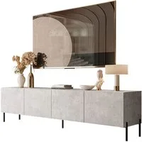 Lookway Lowboard COLGANTE BETON 200 TV-Schrank mit Metallbeinen