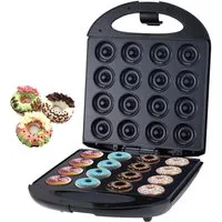 SOKANY Donut-Maker 5cm Mini-Donut-Maker für 16 Donuts, Antihaftbeschichtung, 1400 W, Automatische Temperaturregelung, BPA-frei