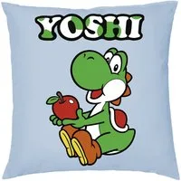 Blondie & Brownie Dekokissen Yoshi Mario Luigi Super Retro Konsole Gamer Gaming, Kissen mit Füllung