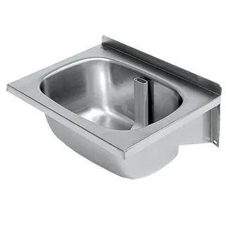 KWC Aquarotter Ausgussbecken, SIRIUS, Edelstahl, 600x276x500 mm, Standrohrventil, 207.0483.167 207.0483.167