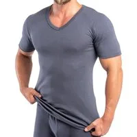 HERMKO Unterziehshirt 16488 (Pack, 2er) Baumwolle/Modal, Business Shirt, angenehm weich