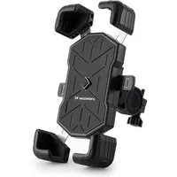 Wozinsky Smartphone-Halterung WUD-01B, (bis 7,2 Zoll, Einhandklemme mit Entriegelung, winkelverstellbar, Silikonpads)